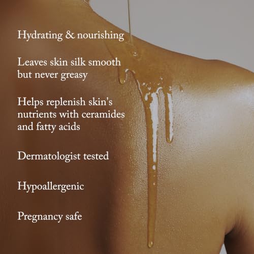True Botanicals Pure Radiance Body Oil | Anti-Aging Body Oil for All Skin Types | Moisturize & Restore Skin Health | Dermatologist Tested, All Natural