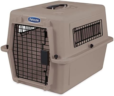 Petmate Ultra Vari Dog Kennel for Small Dogs (Durable, Heavy Duty Dog Travel Crate, Made with Recycled Materials, 21 in. Long) up to 15 lbs