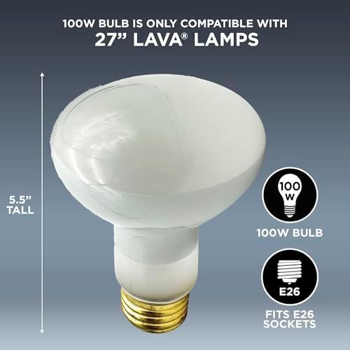 Lava the Original 501012 Lava Lamp 100-Watt Replacement Bulb
