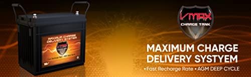 VMAX MR147-155 12V 155Ah AGM Deep Cycle Marine Battery for Minn Kota Endura Max 55 Hand Control 12V 55lb Trolling Motor