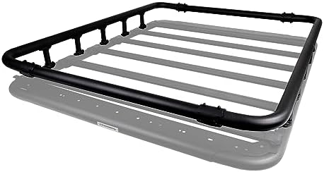 Go Rhino SRM500 Quad-Rail Kit | Aluminum, Textured Black | 5935063T | Fits Go Rhino 65" SRM500 Roof Racks