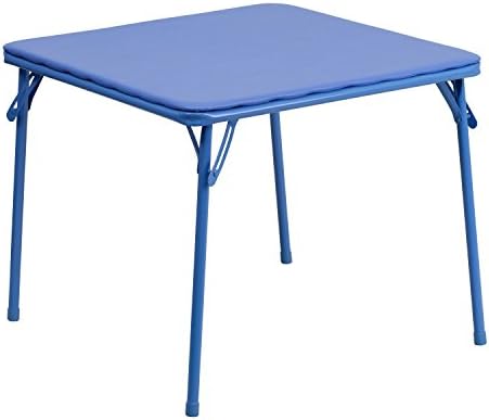 EMMA + OLIVER Blue Kids Folding Table