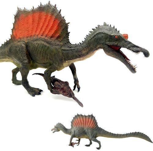 Gemini&Genius Dinosaur Toys Spinosaurus Figurine, Dinosaur Action Figure with Moveable Jaw, Boys Birthday Gift, Collection and Room Decoration