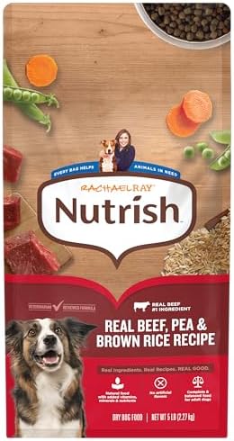 Nutrish Dry Dog Food, Beef, Pea & Brown Rice, 28 lb. Bag (Rachael Ray)