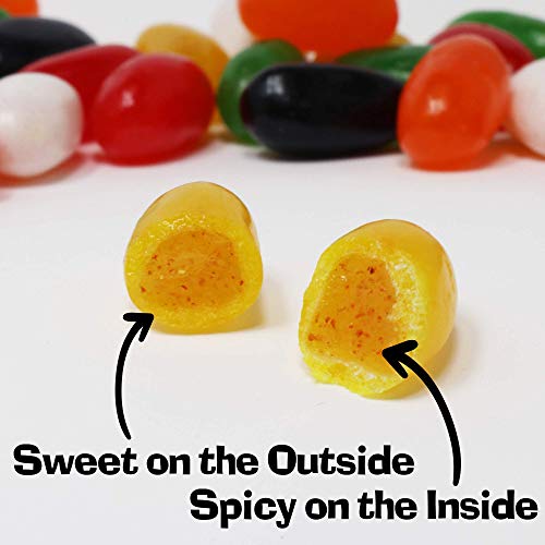 ASS KICKIN’ Hot and Spicy Jellybeans with Habanero Pepper - 9 Oz Resealable Jar - Great for Easter Candy or Food Challenge - Try the Gourmet Spicy Jelly Beans Candy