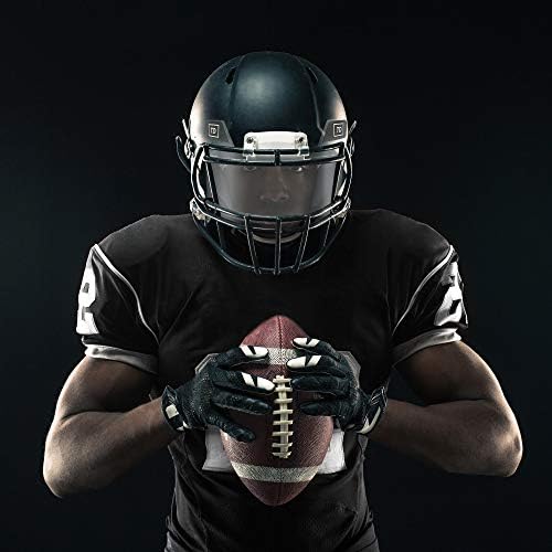 TD Sports Football Visor | Fits Kids, Youth, and Adult Helmets | Eye Protection for Helmet and Facemask