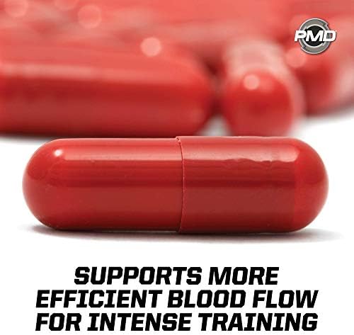 PMD Sports Nitro CM Nitric Oxide with Agmatine Supplement - 90 Capsules | Muscle Growth Support, Muscle Pump, L-Arginine, Endurance Antioxidants Boost