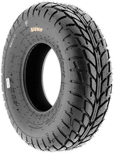 SunF A021 TT Road Go ATV UTV Flat Track & Asphalt Tires 19x6-10 Front & 225/45-10 Rear, 6 PR, Set of 4