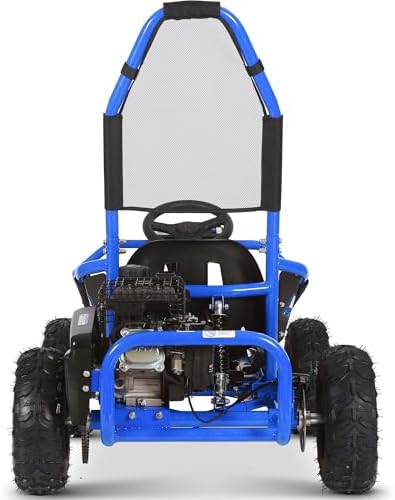 MotoTec Mud 98cc Go Kart Full Suspension Blue