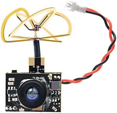 AKK A2 5.8Ghz 200mW FPV Transmitter Raceband 600TVL 1/4 Cmos Mini FPV Micro AIO Camera with Clover Antenna for FPV Drone