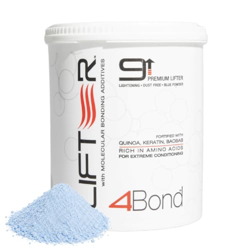 4BOND Premium Hair Bleach Powder Lightener | Blue Based Lightener | Up To 9 Levels Of Lift | Infused with Amino Acids, and Quinoa
