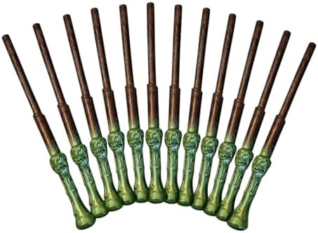 12 Pack Wizard Wands – Plastic Costume Accessories for Magic-Themed Parties, Dress Up, Halloween & Cosplay, Birthday Parties, Party Favors, Goodie Bags, Photo Props