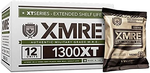 XMRE Meals 1300XT - 12 Case with Heaters (Meal Ready to Eat - Military Grade) | camping-freeze-dried-food