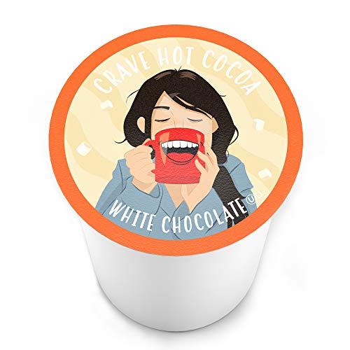 Crave Hot Chocolate Pods, Compatible with 2.0 K-Cup Brewers, Mint Chocolate, 40 Count