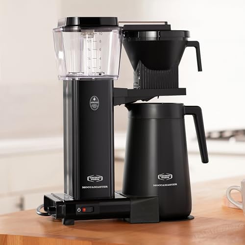 Technivorm Moccamaster 79317 KBGT thermal Carafe 10-Cup Coffee Maker 40 Ounce, Stone Grey 1.25l
