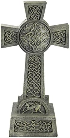Design Toscano DB25692 Donegal Celtic High Irish Cross Memorial Statue, Single