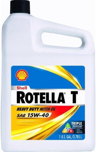 Shell Rotella T4 Triple Protection 15W-40 Diesel Engine Oil, 1 Gallon