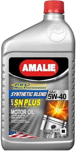 Pro High Performance Synthetic Blend 15W-50 Motor Oil (160-75636-56) 1 Quart Bottle, Pack of 12 | Made in USA
