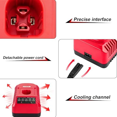Powilling 19.2 Volt C3 Charger Replacement for Craftsman 140152004 DieHard XCP Li-ion Ni-CD Battery 1425301 1323903 130279005 11375 11376 315.PP2011