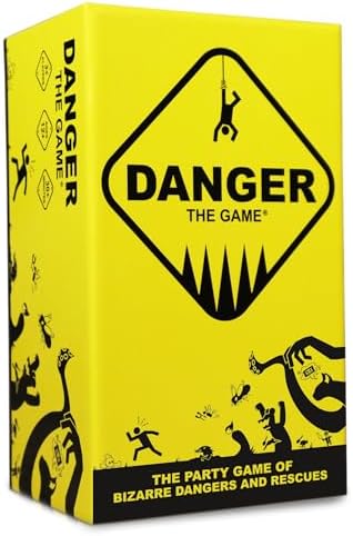 ORIGAMI WHALE Danger The Game: The Card Game of Bizarre Dangers and Rescues - Family & Adult Game Night - Easy to Learn - Party Games - Family Board