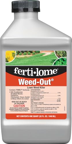 Fertilome (10515) Weed-Out Lawn Weed Killer Concentrate, 32 oz | Triclopyr liquid concentrate - Treats 200+ broadleaf weed species, 8,000 sq ft/pint - Lawn homeowners