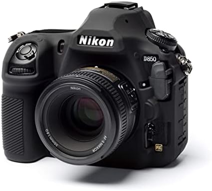 easyCover Silicone Case for Nikon D850 Camera, Black