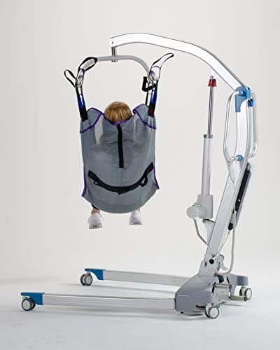 Patient Aid Full Body Mesh Patient Lift Sling for Safe Transfers | 110-200 lb Capacity | Breathable Mesh Fabric | Full Body Support | Hoyer Safe Lifting for Elderly & Bariatric