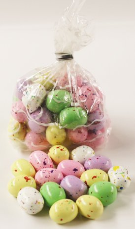 Scott's Cakes Speckled Chocolate Malted Eggs in a 1 Pound Bunny Hop Bag