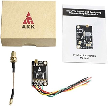 AKK FX2-ultimate-mini(US Version) 5.8GHz 37CH Smart Audio VTX Support OSD Configuring via Betaflight Flight Control Board Long Range FPV Transmitter