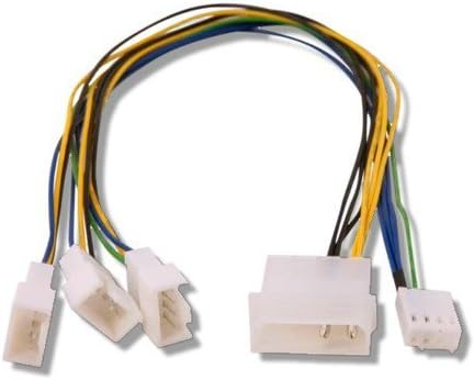 Fan Splitter 4 pin Molex > 3 Qty PWM headers 30cm Long Connect Multiple PWM Fans