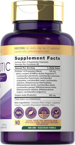 Carlyle Probiotics with Prebiotics | 120 Capsules