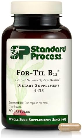 Standard Process - for-Til B12 - Vitamin B12 Supplement for Brain & Nervous System Support - Immune Health & Cellular Function - Non-Dairy & Non-Soy