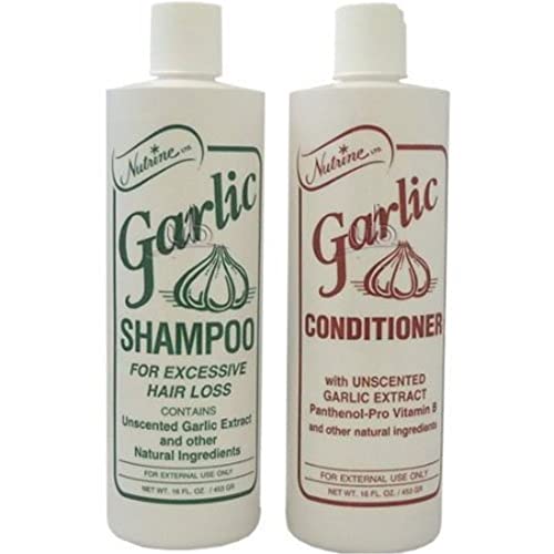 Garlic Shampoo + Conditioner 20oz Combo Unscented