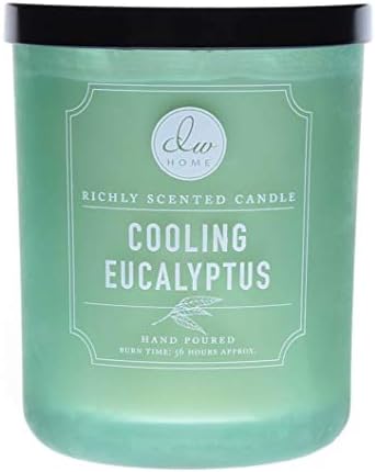 DW Home Cooling Eucalyptus Hand Poured Double Wick Candle 15.1 oz