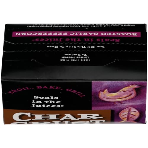 Char Crust Dry-Rub Seasoning, Roasted Garlic Peppercorn, 4 oz
