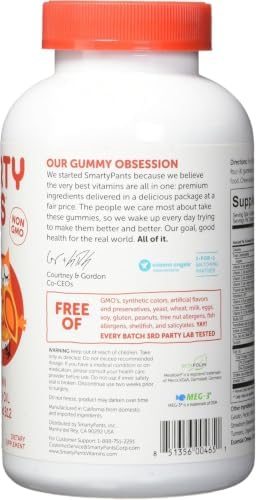 Smarty Pants Kids Complete Multi-Vitamin, 180 Gummies (1)