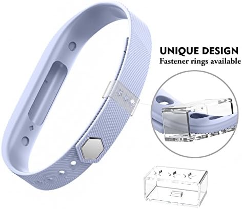 LEEFOX Compatible with Flex 2 band, Adjustable Replacement for Flex 2 Accessory Silicon Wristband w/Fastener Clasp Fitness Strap for Original Flex 2