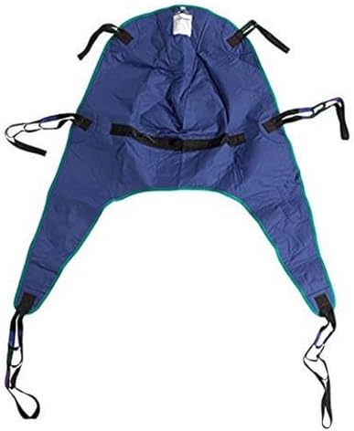 Drive Medical Divided Leg Patient Lift Sling with Headrest, Blue, Medium (Pack of 1), 1 Count