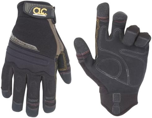Custom Leathercraft130M Subcontractor Flex Grip Work Gloves, Medium