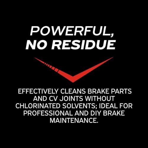 Non-Chlorinated Brake Parts Cleaner, Low VOC, Instantly Removes Brake Dust, Grease & Grime, Quick Drying, 13 Oz (Pack of 12)