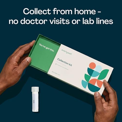 Everlywell At-Home Men's Health Test Collection Kit, Measures 4 Key Hormones in Men for Accurate Results from a CLIA-Certified Lab Within Days