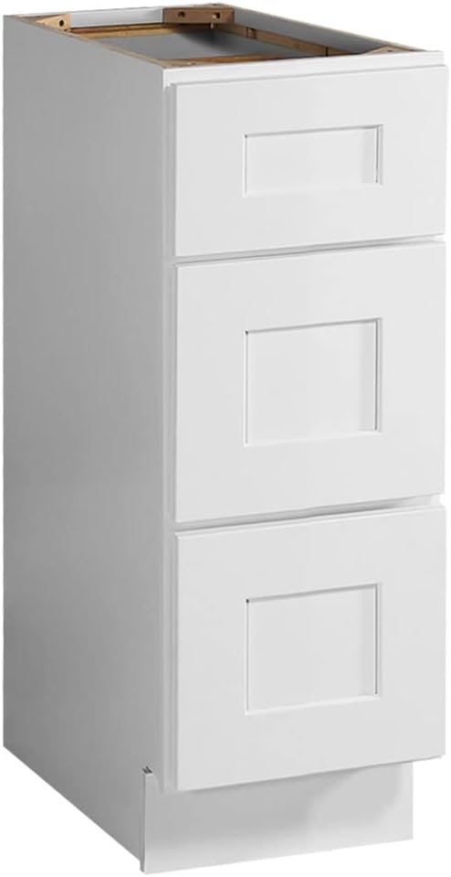 Brookings Shaker Unassembled Base Kitchen Cabinet B18, 18 W x 24 D x 34.5 H, Painted White with Sherwin Williams®, Solid Wood – Design House, 561340 | Adjustable Shelves, Adjustable Hinges, Floor Mount, Contemporary/Modern, Wood, Kitchen, 561340