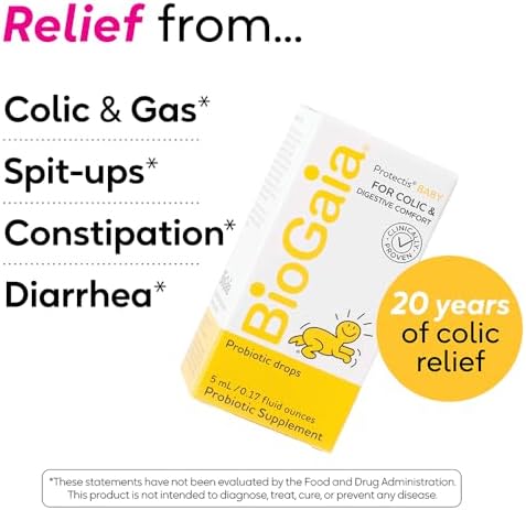 BioGaia Protectis Probiotic Drops for Baby (Children) Colic 5ml Safe & Effective - Pack 2 x 5 ml by Pediact
