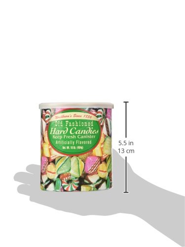 Washburns Old Fashioned Hard Candies 16 oz Canisters (2 pack)