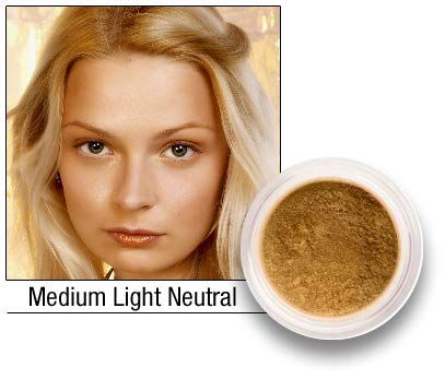 TWO PACK Sheer Miracle SPF 30 Premium Loose Mineral Foundation Makeup 8g Each (Medium Light Neutral)
