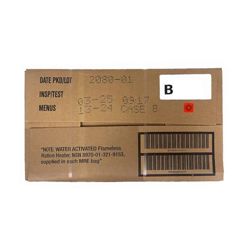 US Military Meals Ready to Eat (MRE 1 random case of 12