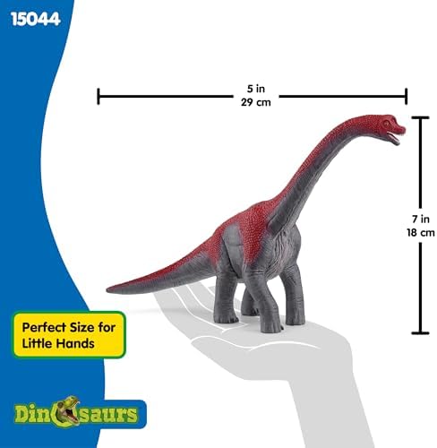Schleich Dinosaurs - Brachiosaurus Toy Dino Figurine - Kids Ages 4+ | 14581 | Dinosaur Figurine, Realistic Animal Toys, Dino Figure for Boys and Girls, Screen-Free Imaginative Pretend Play