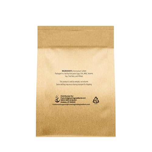 Pure Original Ingredients Ammonium Sulfate (8 oz) Soil Acidifier, Inorganic Sulfate Salt