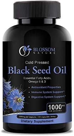 Black Seed Oil Capsules 1000mg - Premium Black Cumin Seed Oil Capsules - Black Seed Oil Liquid Pills - Virgin Cold Pressed Nigella Sativa Oil Pills