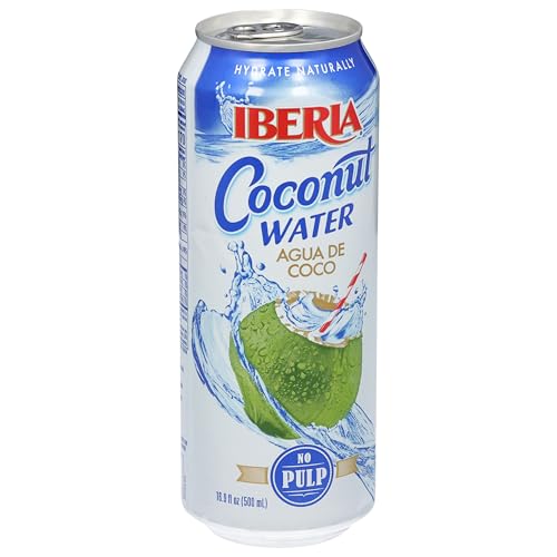 Iberia Coconut Water with Pulp 16.9 fl oz (Pack of 24)